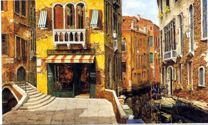 YXJ0444e impressionism Venice scape Oil Paintings